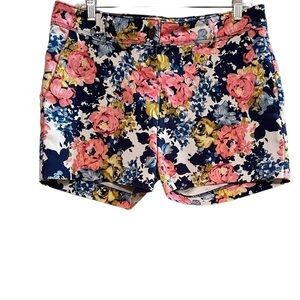 Isaac Mizrahi Floral Multicolored Shorts Sz 10